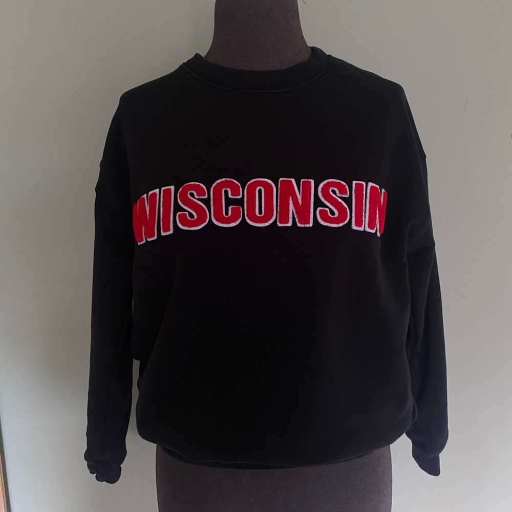 Richardson “Wisconsin” chenille French Terry crewneck